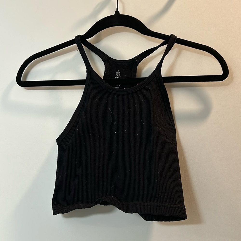 Free People Movement ribbed crop tank